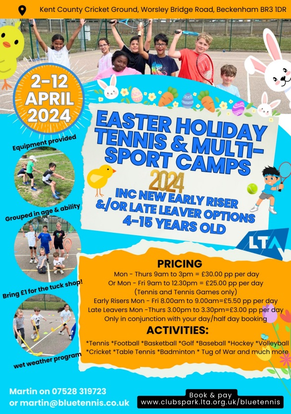 Tennis & Multi Sports Poster 