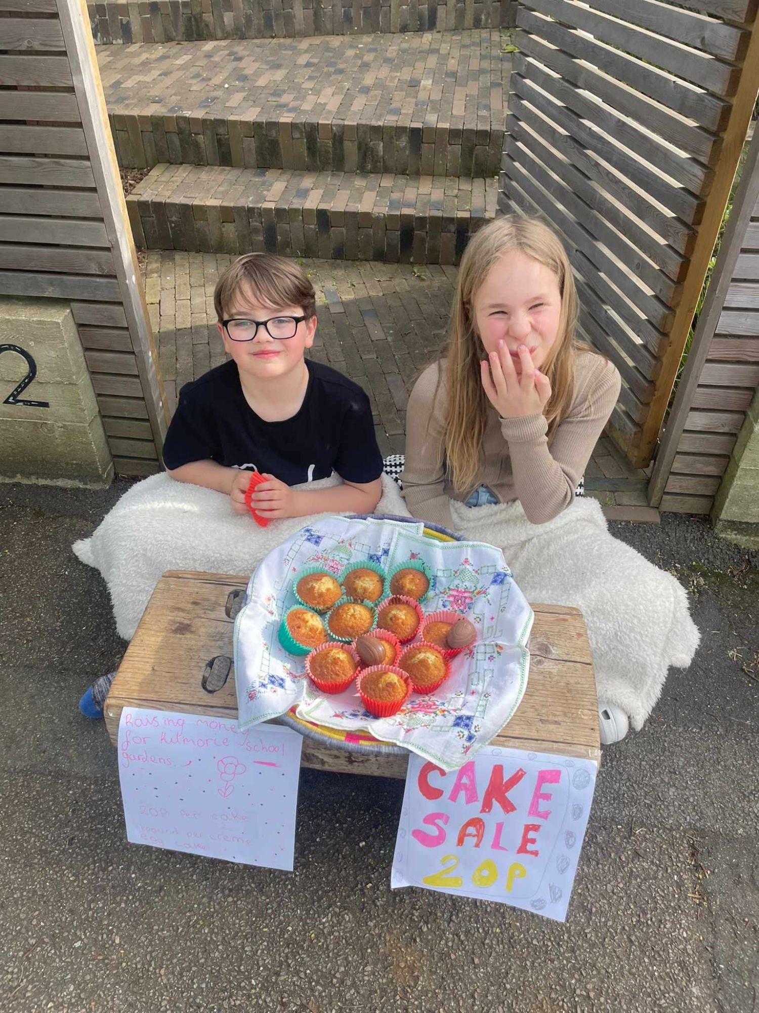 Cake sale photo Cake sale photo