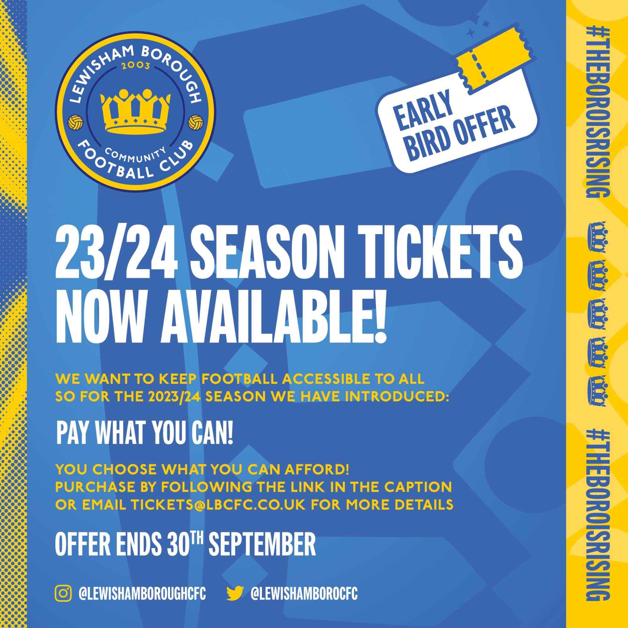 Lewisham Borough Football Club Poster