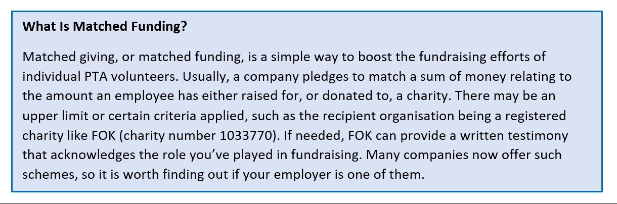 Matched funding